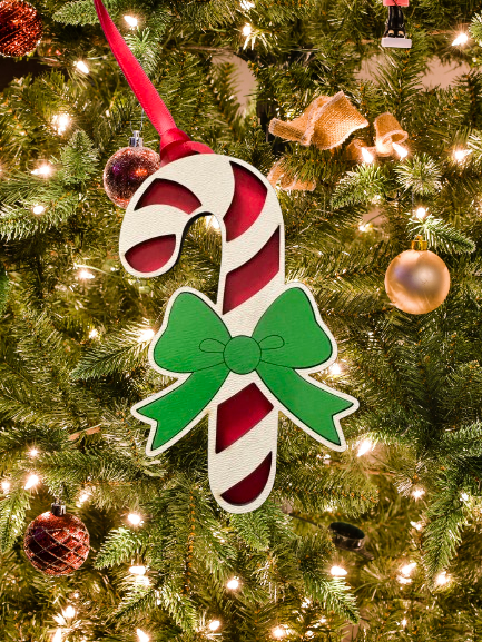 Candy Cane Christmas Ornament