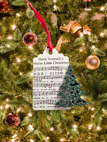 Christmas Music with Tree Ornament